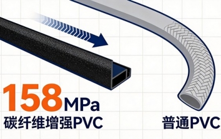 谁说PVC强度不行？小老板碳纤维增强硬质PVC型材实测超158MPa