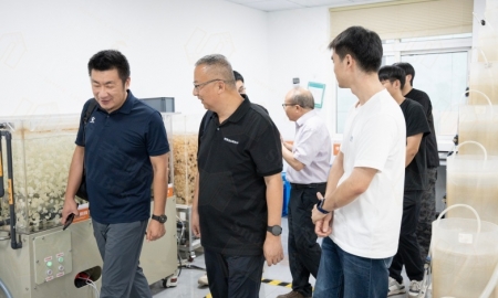Zhejiang University Visits Small Boss for MBBR Biofiltration Joint R and D