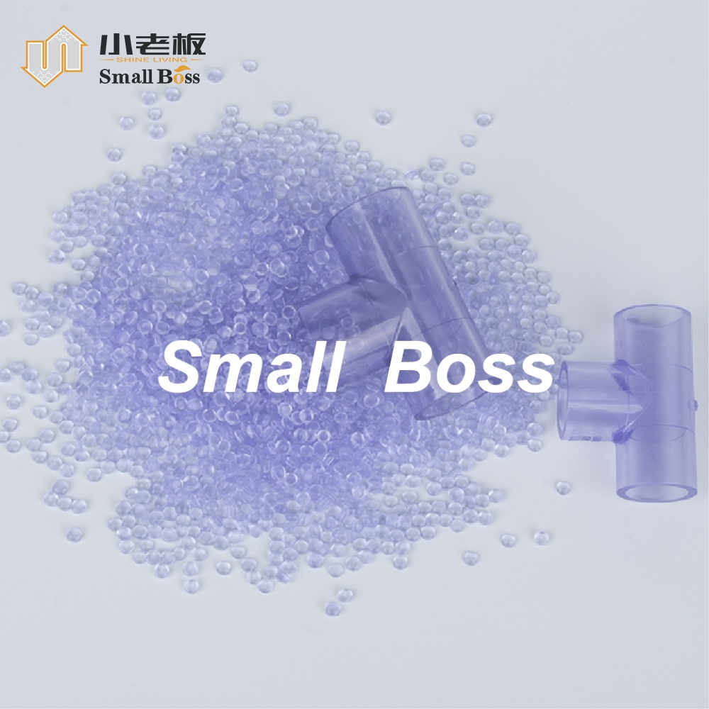 Impact resistant High transparent rigid PVC Compound for injection chemical pipes/pipe fittings/elbows/valve housings/faucets